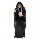 72 in. Animated Standing Spell Making Witch with LED Illuminated Crystal Ball