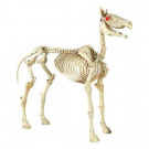 74 in. Halloween Standing Skeleton Horse