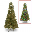 7.5 ft. Blue Dixie Pine Pre-Lit LED Dual Color Tree