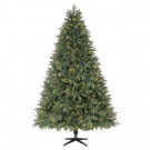 7.5 ft. Pre-Lit LED Harrison Quick Set Artificial Christmas Tree with Color Changing Lights