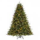 7.5 ft. Pre-Lit LED Monterey Fir Quick Set Artificial Christmas with Color Changing Lights