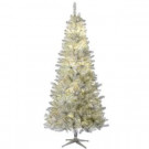 7.5 ft. Pre-Lit LED Nostalgia Vintage Quick Set Artificial Christmas Tree with RGB Lights