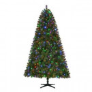 7.5 ft. Pre-Lit LED Wesley Artificial Christmas Tree with Color Changing Lights