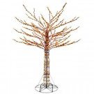 8 ft. Orange LED Twig Tree