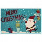 Be Merry Tonight 18 in. x 30 in. Printed Holiday Mat