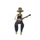 Holiday 38 in. Halloween Animated Skeleton Playing Banjo