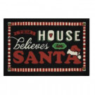 This House Chalk 17 in. x 29 in. Printed Holiday Mat