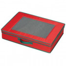 Holiday Tabletop Chest Red with Green trim
