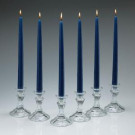 12 in. Tall 3/4 in. Thick Elegant Cobalt Blue Unscented Taper Candles (Set of 12)