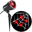 LED Projection Plus Whirl-A-Motion Static Red Spider with White Web
