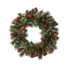 30 in. Artificial Christmas Wreath with Cedar and Pine