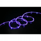 16 ft. Purple All Occasion Indoor Outdoor LED 1/4 in. Mini Rope Light 360° Directional Shine Decoration