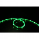 16 ft. Green All Occasion Indoor Outdoor LED Rope Light 360° Directional Shine Decoration