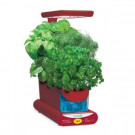AeroGarden Sprout LED with Gourmet Herb Seed Pod Kit in Red