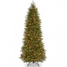 10 ft. Jersey Fraser Fir Pencil Slim Tree with Clear Lights