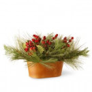 10 in. Potted Bristle and Berries