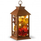 15 in. Autumn Lantern Decor with LED Lights