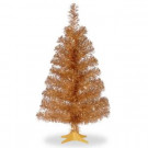 2 ft. Champagne Tinsel Artificial Christmas Tree