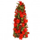 20 in. Holiday Burlap Tree