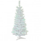 3 ft. White Iridescent Tinsel Artificial Christmas Tree