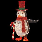 36 in. Penguin with LED Lights