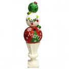 36 in. Stacked Ornaments in Urn