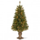 4 ft. Atlanta Spruce Entrance Artificial Christmas Tree with Clear Lights