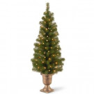 4 ft. Montclair Spruce Entrance Artificial Christmas Tree with Clear Lights