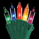 50-Light Ready Lit Multi-color Bulb String Light Set