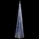 52 in. Ice Crystal Cone Tree with LED Lights