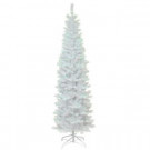 6 ft. White Iridescent Tinsel Artificial Christmas Tree