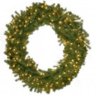 60 in. Norwood Fir Artificial Wreath with 300 Clear Lights