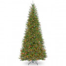 9 ft. Dunhill Fir Slim Tree with Multicolor Lights