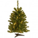 Eastern Spruce 3 ft. Artificial Christmas Tree with 50 Clear Lights