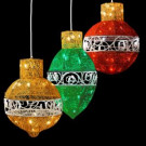 Ornament Assortment (3-Piece) with LED Lights