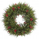 20 in. Cedar Berry Artificial Wreath