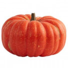 9 in. H Pumpkin Decor with Realistic Cut Stem