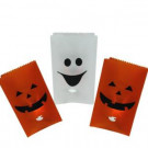 Flickering Light Pumpkin and Ghost Halloween Luminary Pathway Markers (Set of 3)