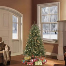 4.5 ft.Pre-Lit Fraser Fir Artificial Christmas Tree with 250 Clear Lights
