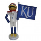 12 in. Kansas Mascot Nutcracker with Flag