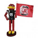 12 in. South Carolina Mascot Nutcracker with Flag