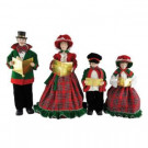 15 in. to 18 in. Christmas Day Carolers with Songbooks (4-Set)