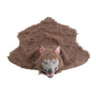 62 in. Animated Scarewolf Rug with Sounds