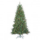 6.5 ft. Indoor Pre-Lit Hard Mixed Needle Black Hills Spruce Artificial Christmas Tree with 400 UL Clear Lights