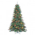 7.5 ft. Pre-Lit Indoor Reno Pine Artificial Christmas Tree with 750 Multicolored UL Lights and 1835 Tips