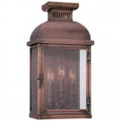 Copperton 3-Light Manhattan Copper Outdoor Pocket Lantern