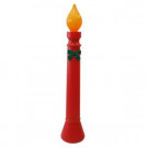 40 in. Red Candle Bow with light