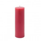 2 in. x 6 in. Red Pillar Candle Bulk (24-Case)