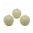 2 in. Ivory Ball Candles (12-Box)