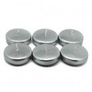 2.25 in. Metallic Silver Floating Candles (24-Box)
